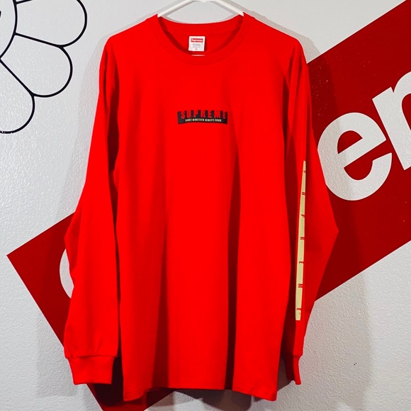 Supreme Other - Supreme Since 1994 Red Long Sleeve T-Shirt Size XL